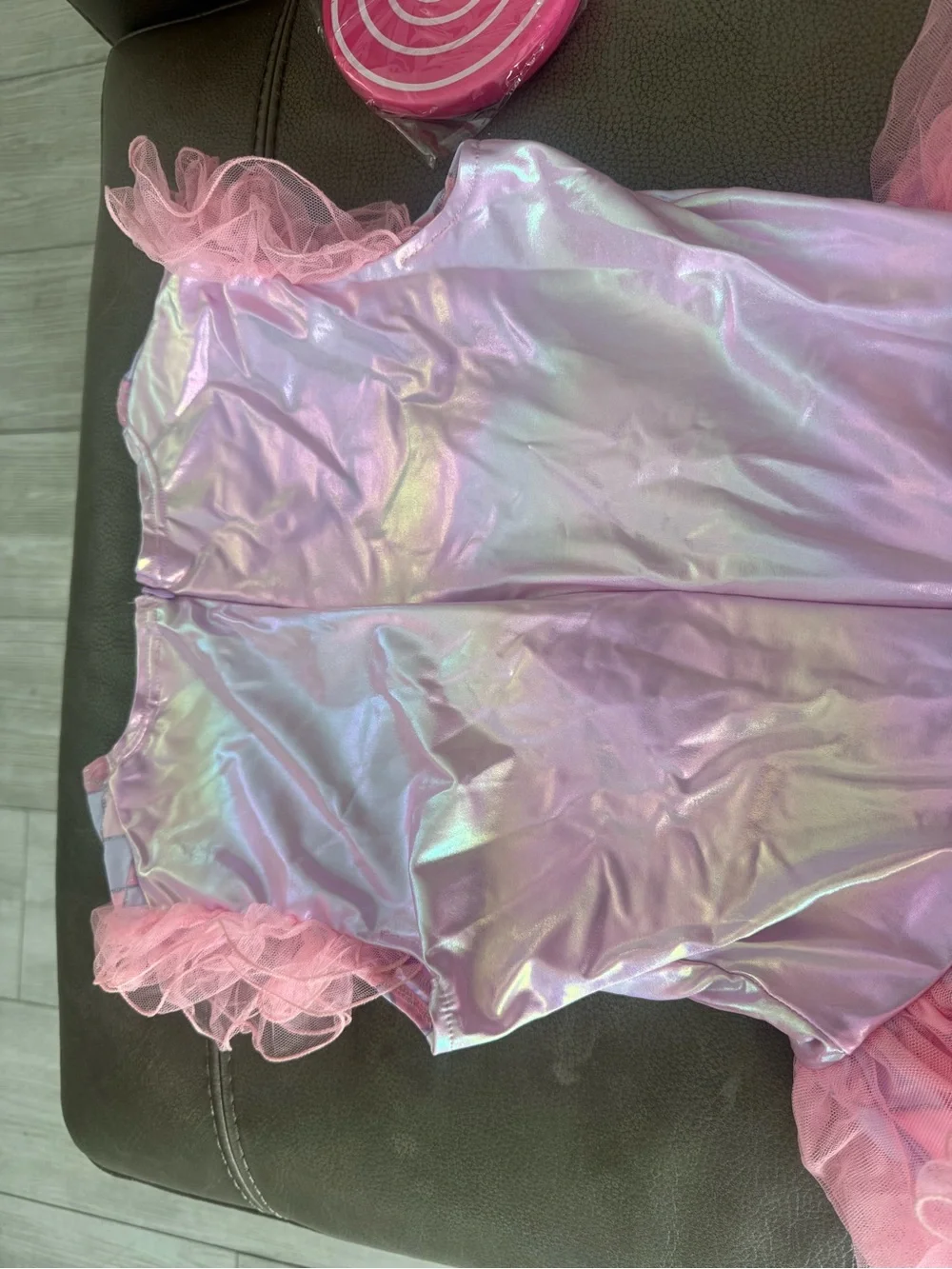 Spirit Cotton Candy Clown Costume - Pink - Picture 7 of 12